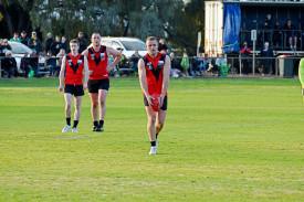With nerves of steel, Warrior’s Paul Summers kicked a game-tying goal after the siren in overtime.