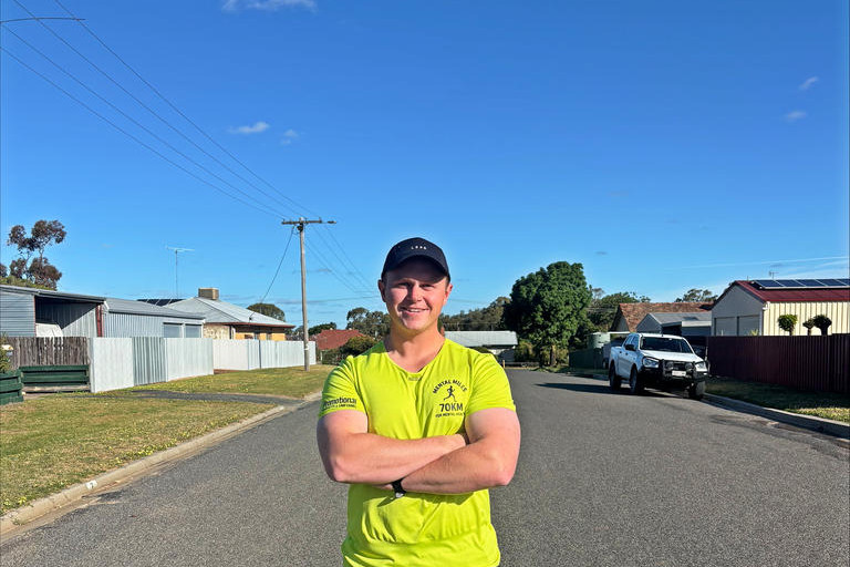 Lochlan Stenhouse is running 70km from Dimboola to Rainbow this Thursday, all to raise funds and awareness for youth mental health. The community has already helped him smash his $500 goal, with more than $2600 raised so far.