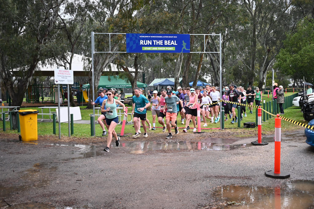 More than 100 runners braved wet conditions for the 2025 Run the Beal on Sunday, October 26.
