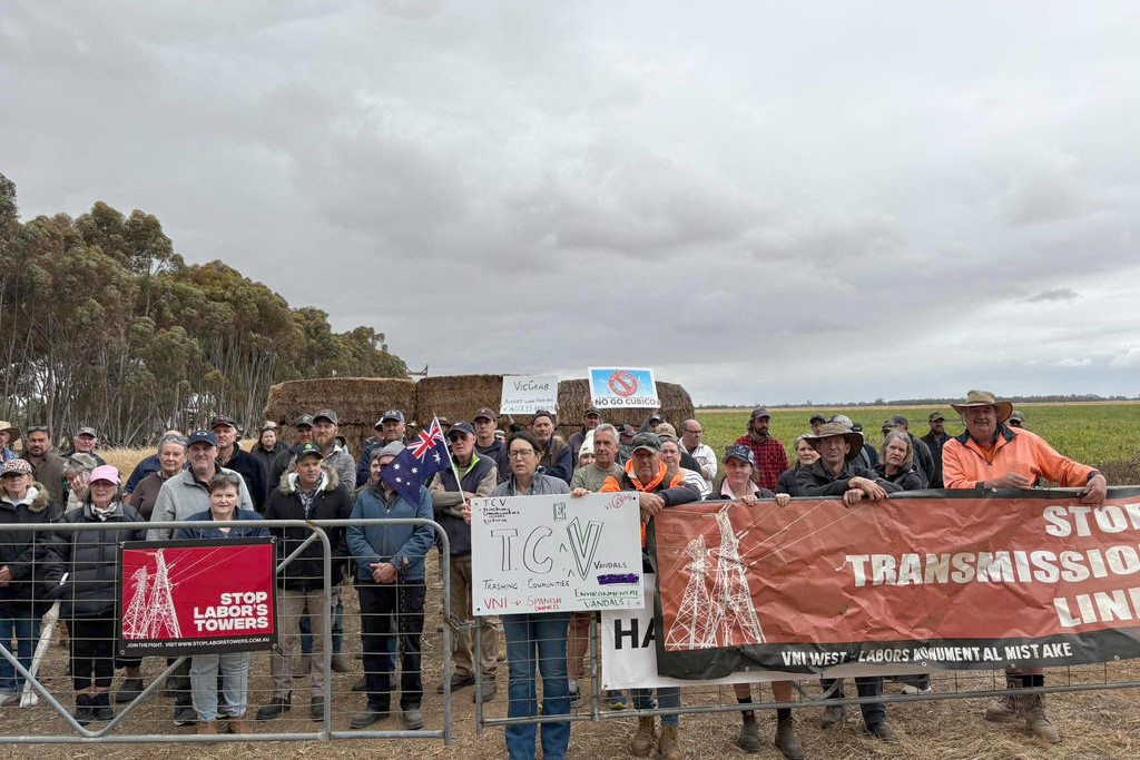 Landholders in Western Victoria have blocked TCV personnel from entering properties earmarked for compulsory access under the VNI-West project, saying the process is unfair and unjust.