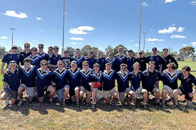 The Longerenong College Ag Games football team.
