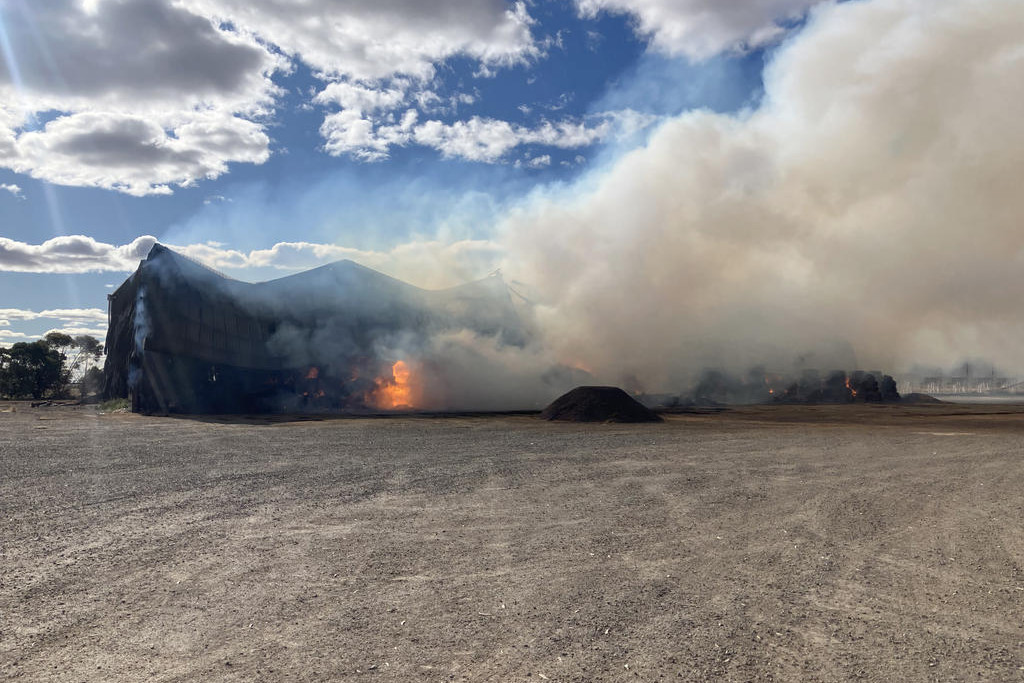 A hayshed fire in Towaninny South recently affected about 1000 bales, highlighting haystack safety.