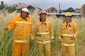 The Fire Danger Period has officially begun for the Yarriambiack Shire Council. Warracknabeal CFA group officer Cameron Drage, captain Russell Brown and Craig Byron reminds locals: “Complacency is no excuse for not being prepared”.