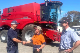 O’Connors CASE IH deliver the CASE IH 8260 to Longerenong for Harvest