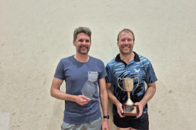A Grade runner up Chris Warrick and winner Tim Hopper