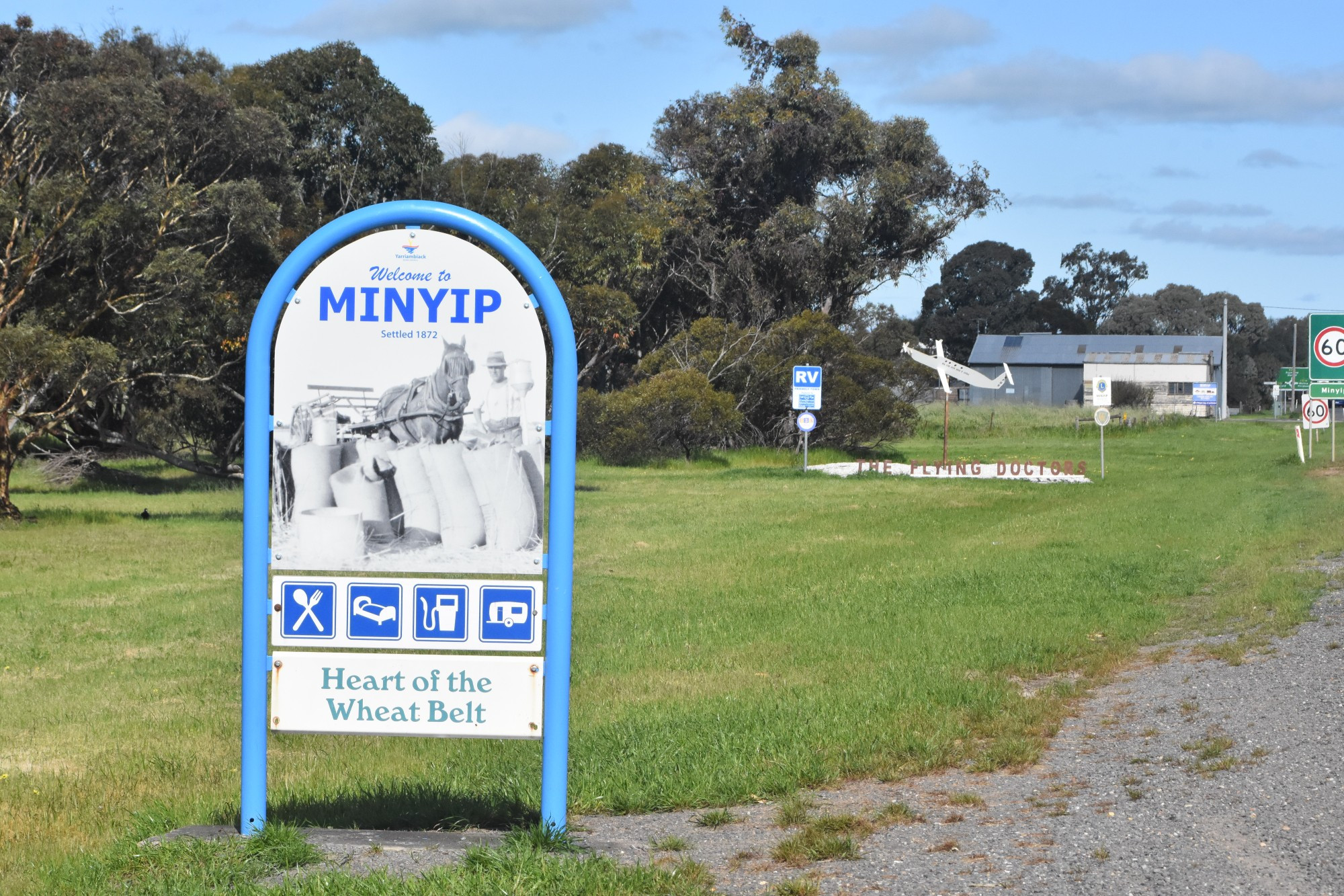 TOURISM: Minyip's rich culture will soon benefit from 'fast-fact' flags surrounding the Main Street.