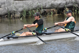 Ben Salter and David Thomson in the Male B Grade Double Scull.