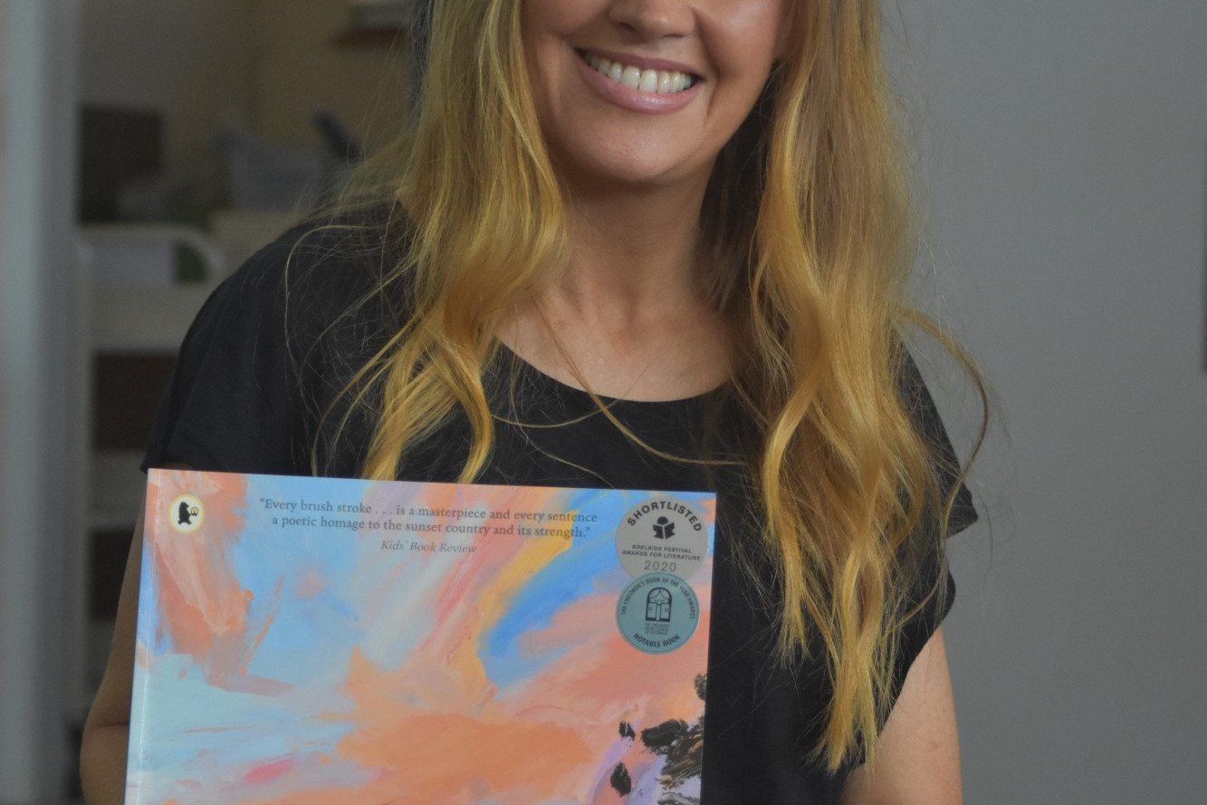 WRITER: Jodi Toering shared her journey in creating the all-ages book Mallee Sky. Photo: CHARLEE HARBERGER-FISCHER.