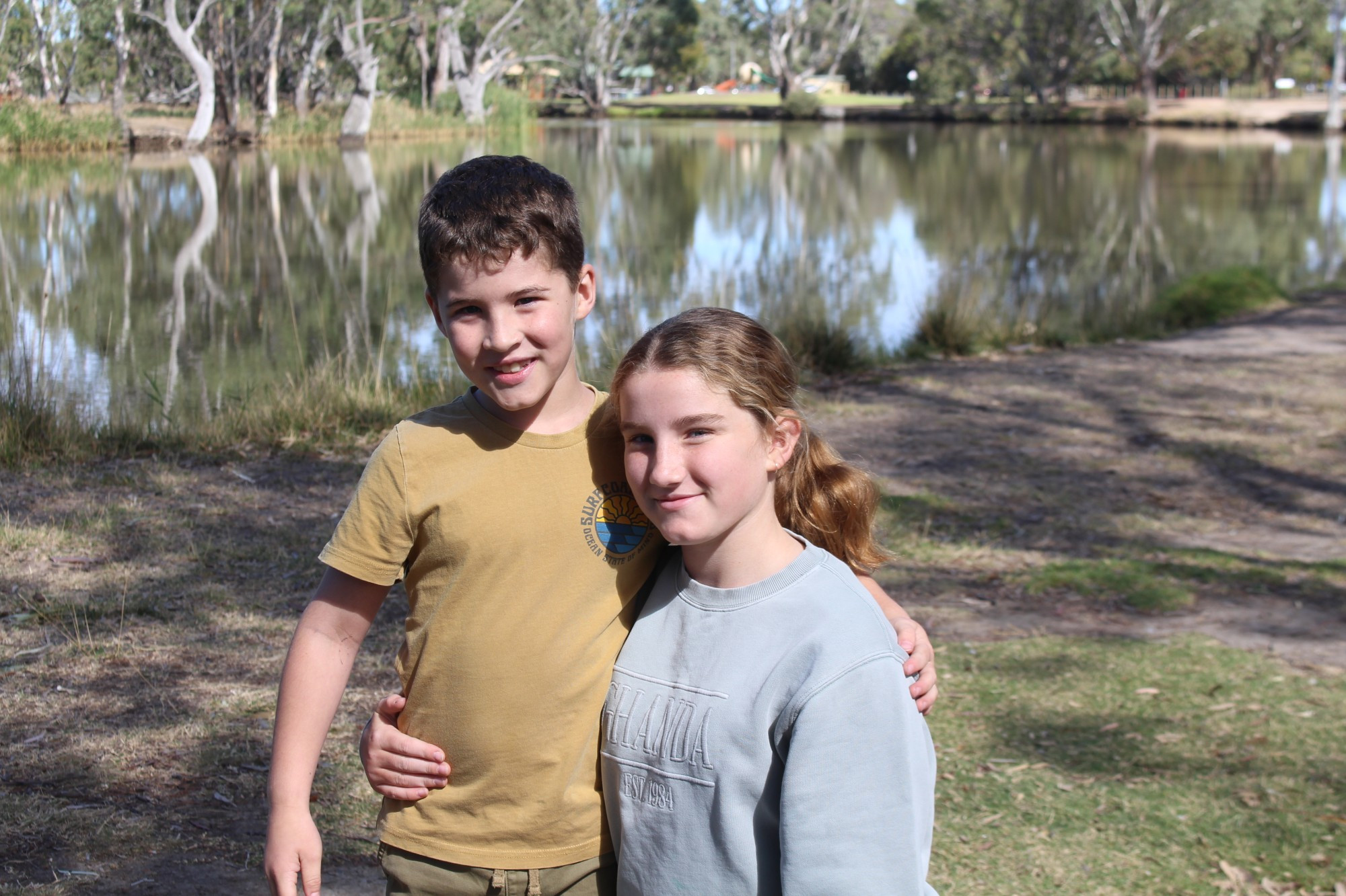 CLOSE TO HOME: Horsham’s Fletcher Dandy, with sister Kirrily, is one of the many Royal Children's Hospital patients who benefit from the donations made to the Good Friday Appeal. Photo: ABBY WALTER.