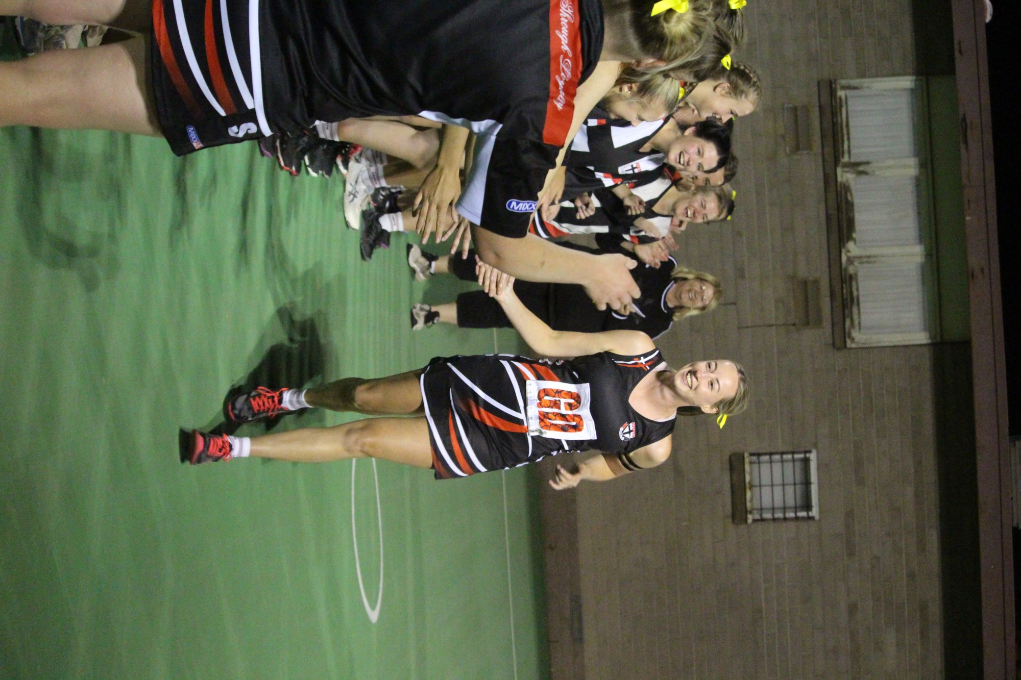 MILESTONE GAME: Elly Barnett plays her 150th game for the Horsham Saints at the ANZAC Day match at City Oval. Photo: ABBY WALTER.