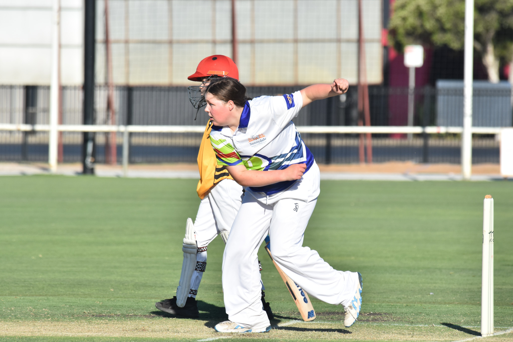 Panthers’ Amba Zolj took 1/10 (2) and also scored one run. PHOTO: CHRIS GRAETZ