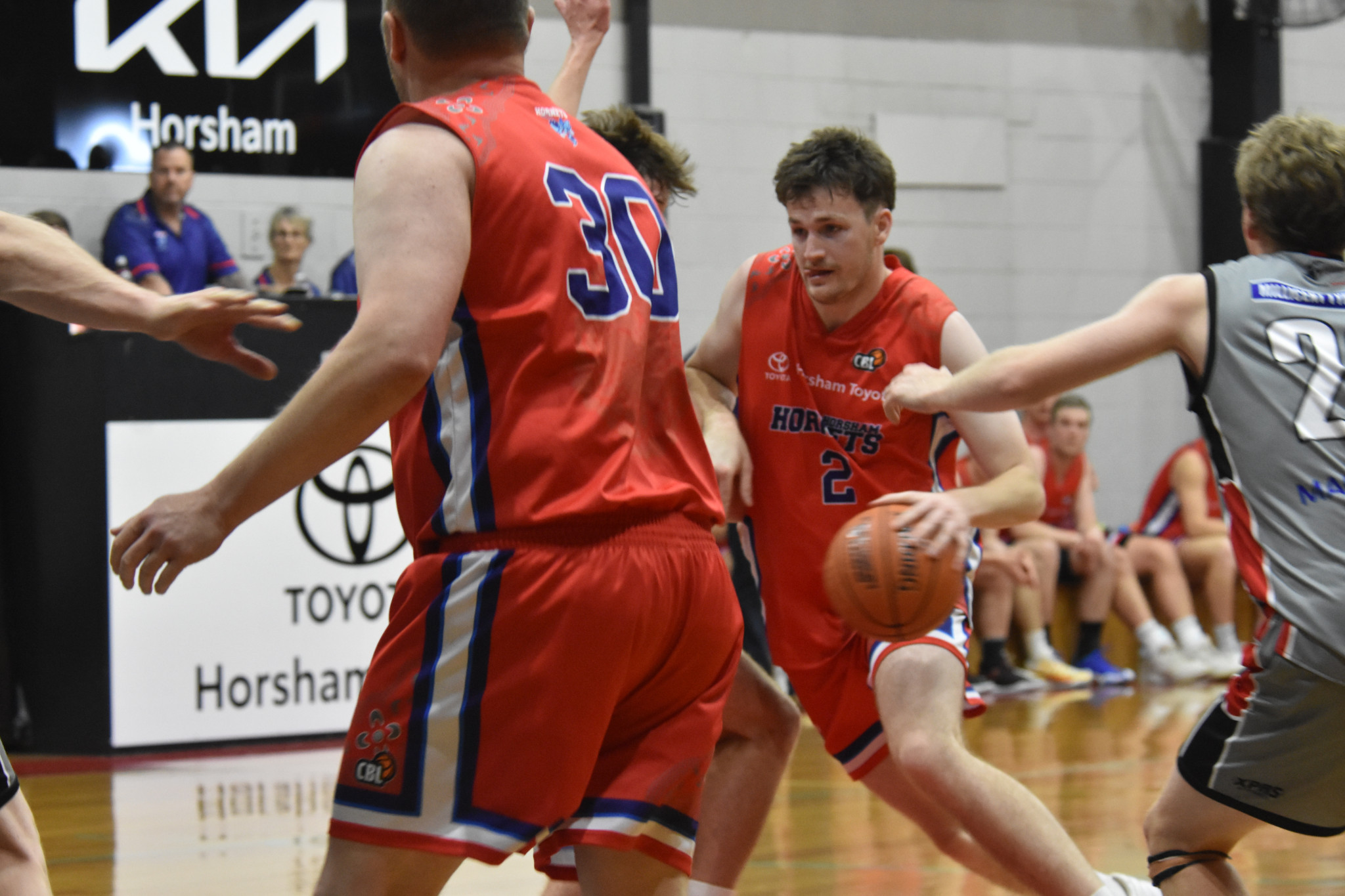 Hornets’ Austin McKenzie scored 18 points. PHOTO: CHRIS GRAETZ