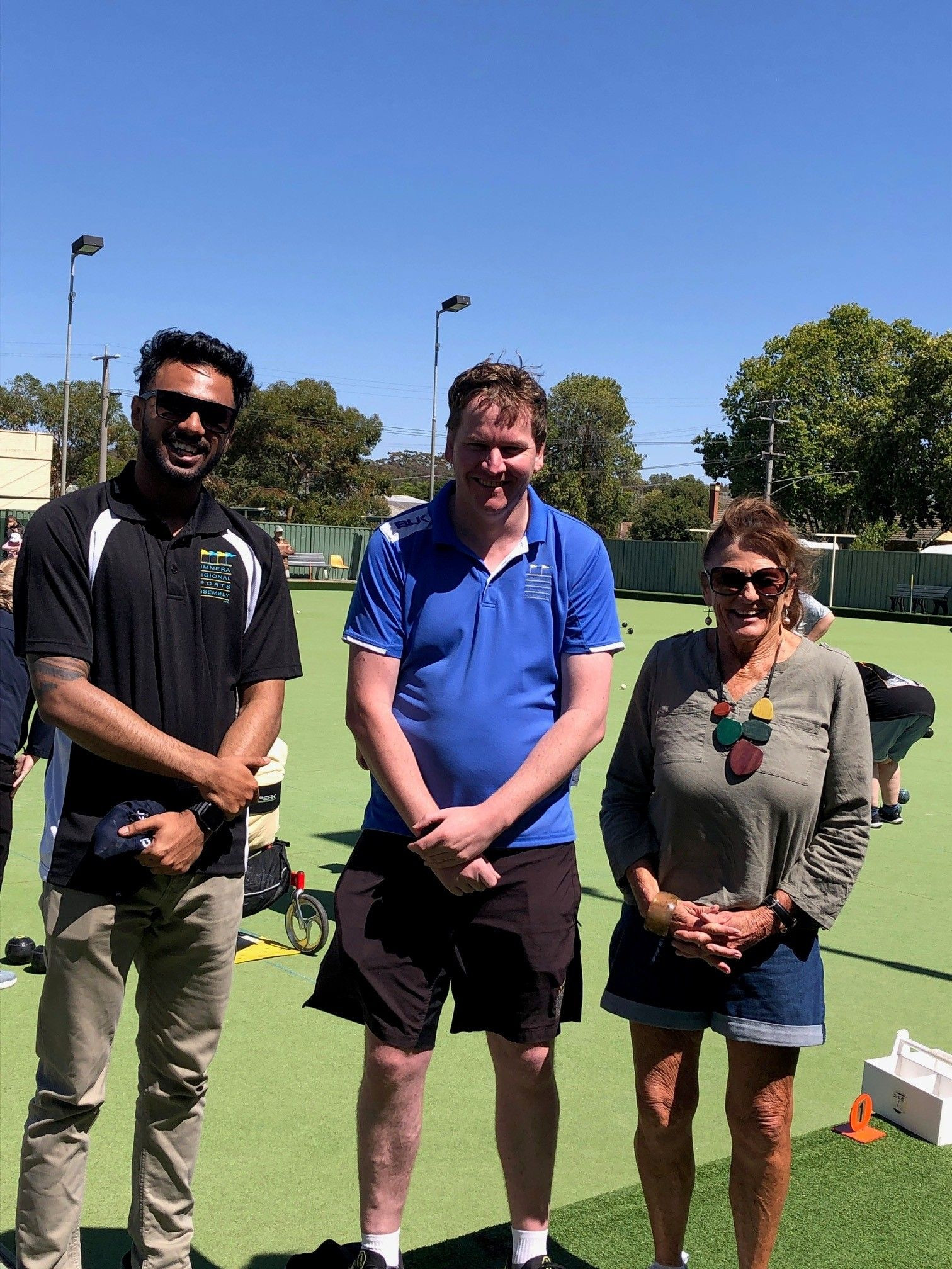 Vedang Ovalekar (WRSA), Matt Jolly (WRSA), Rhonda Allan (MSA). PHOTO: SUPPLIED