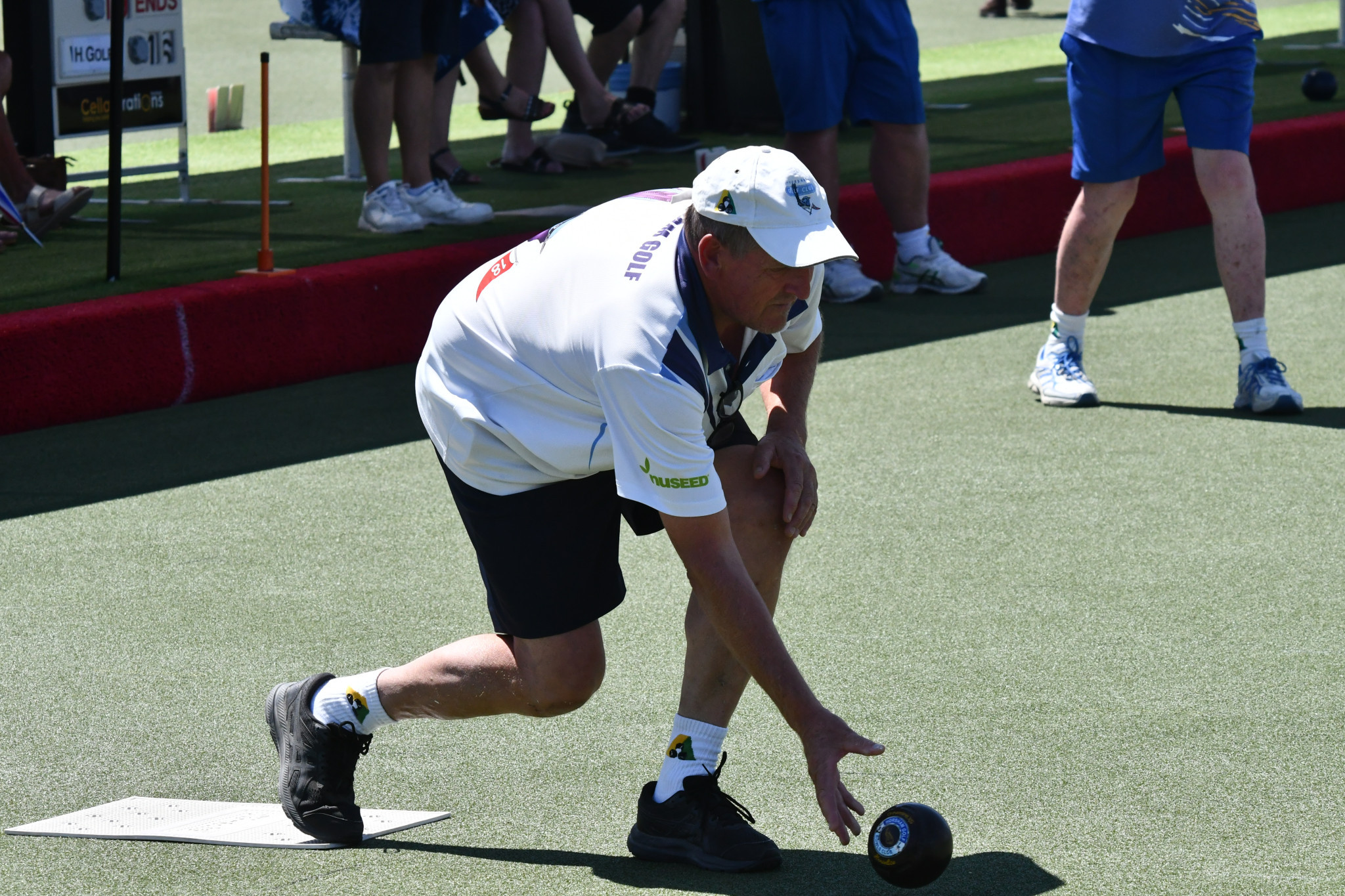 Craig Bennett bowls for Horsham Golf in their Division Two match against Nhill. His rink lost 17-31. PHOTO: CHRIS GRAETZ
