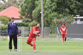 Adam Atwood took one wicket for the Homers against Bullants.