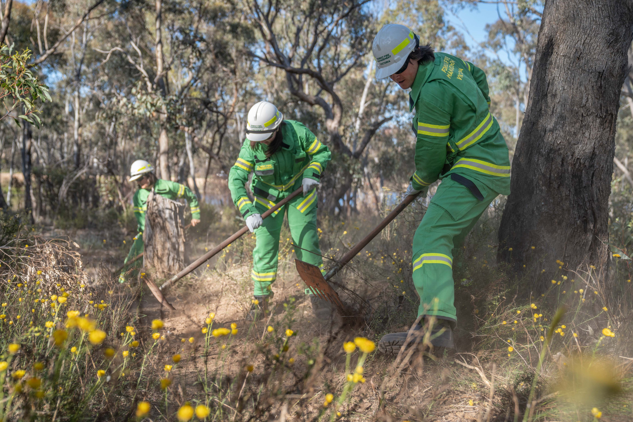 PFF crews don’t just fight fires, they also play an intergral role in land management