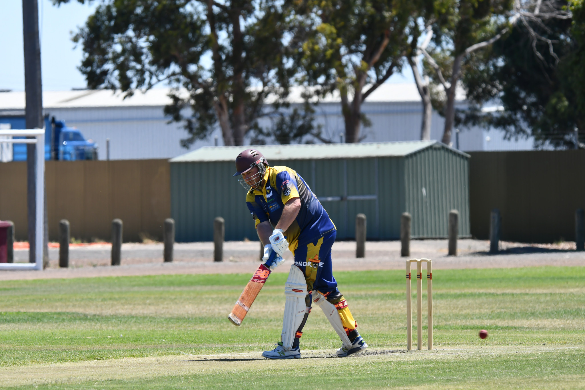Colts’ captain Beau Purchase took three wickets and scored 13 runs in their B-grade match against the Bullants. PHOTO: TONY TOMLINS