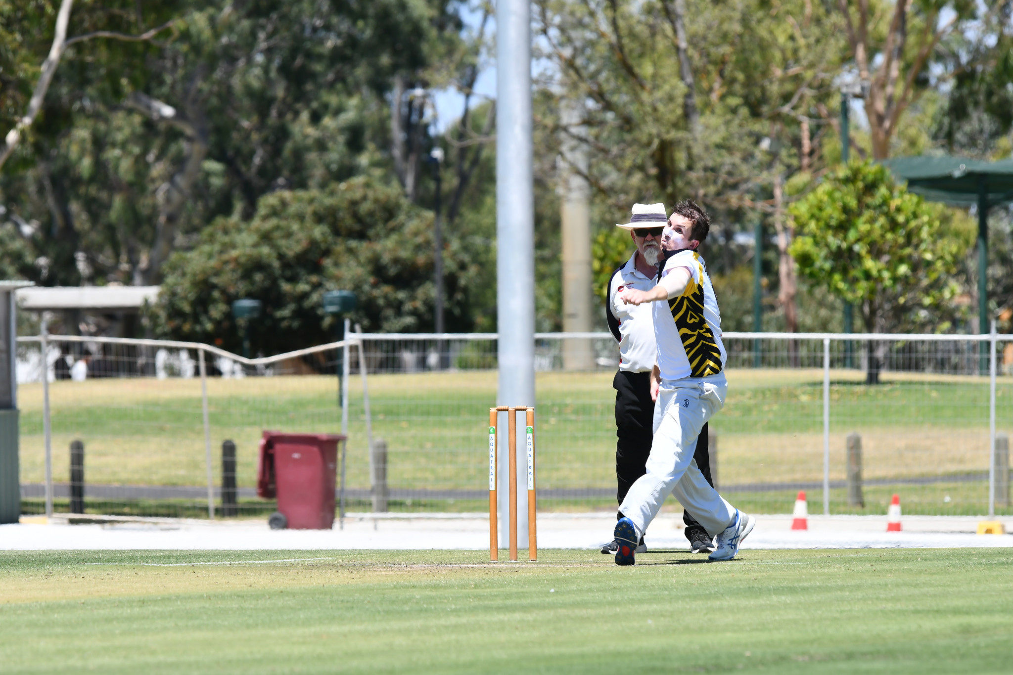 Tigers’ Angus Adams scored 115 runs and took one wicket. PHOTO: TONY TOMLINS
