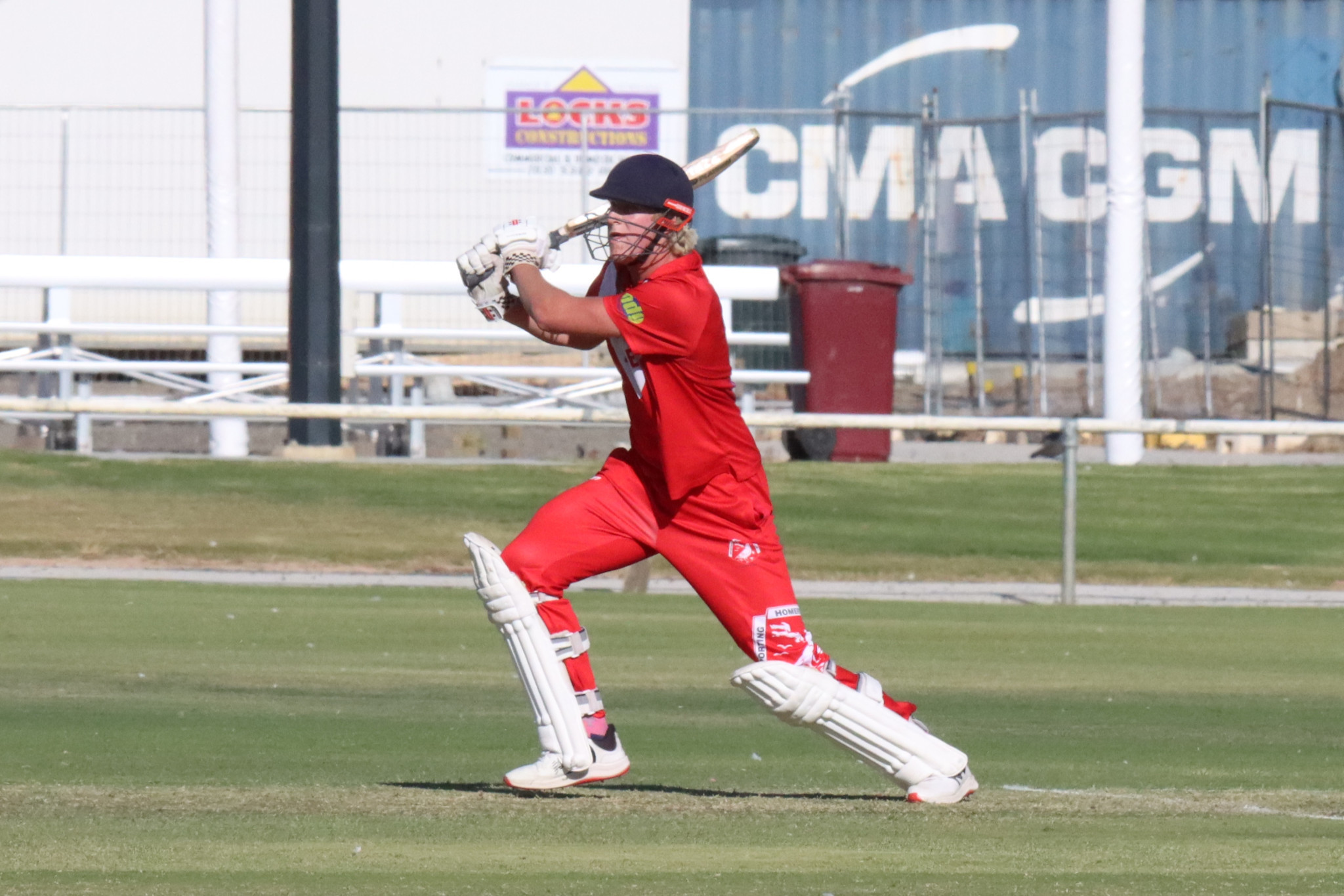 Homers Gibson Perry scored quick runs at the bottom of the order. PHOTO: SIMON KING