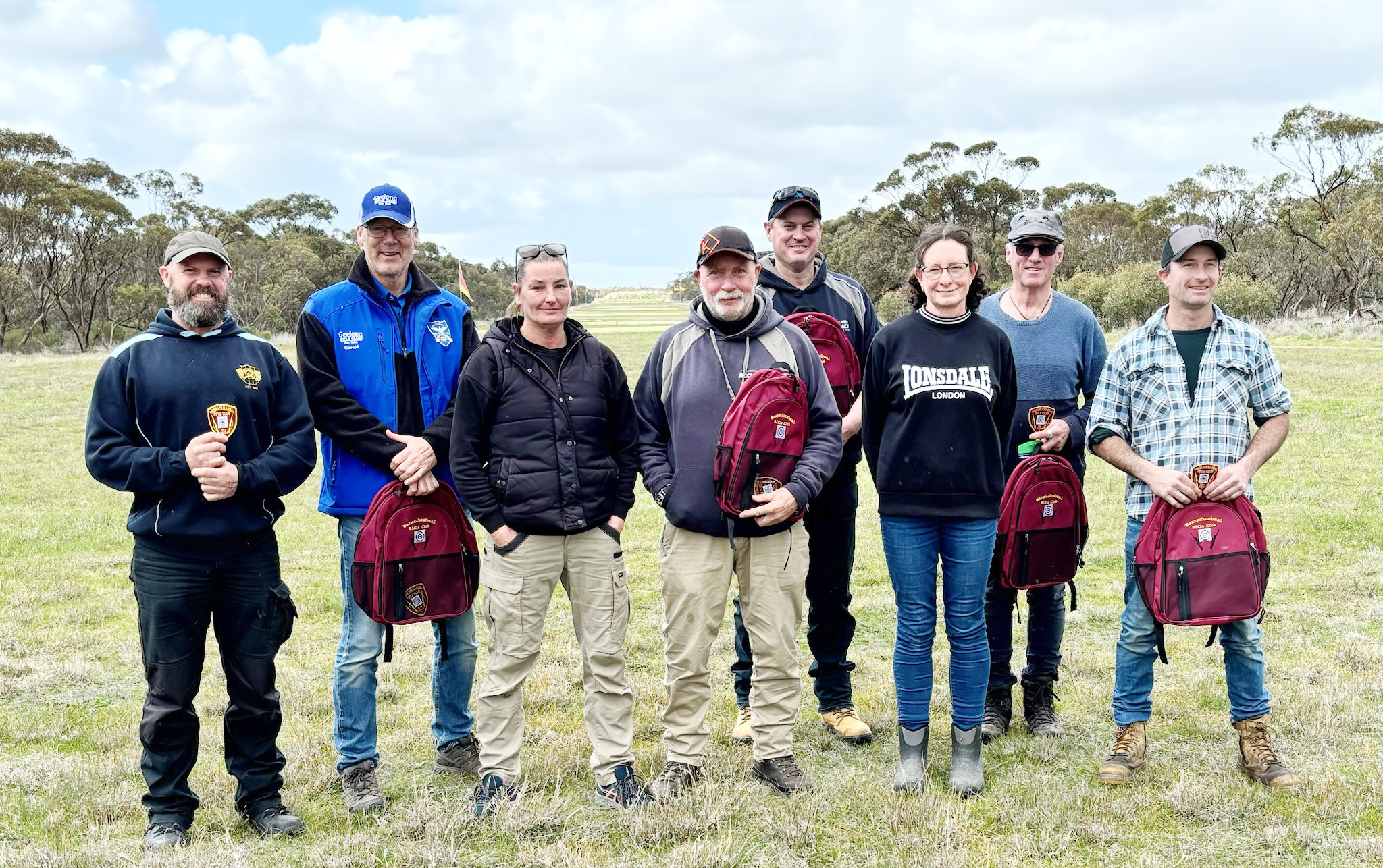 Grad agg winners L-R: Tony Skinner, Gerald Grier, Jacinta Paz, Marty Kelly, Alister Larmour, Carolynn Nitschke, Danny Sandford, Adam Mclenna.