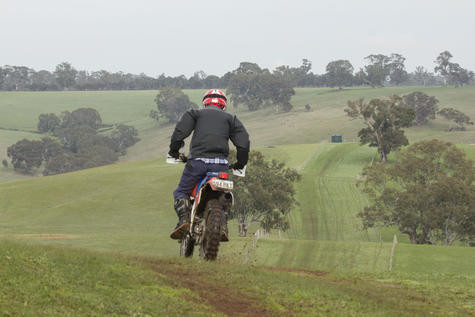 Each year the roughly-40-kilometre course around Harrow is altered slightly depending on conditions and available paddocks, with the changing scenery of open space and redgum river tracks bringing riders back for another run.