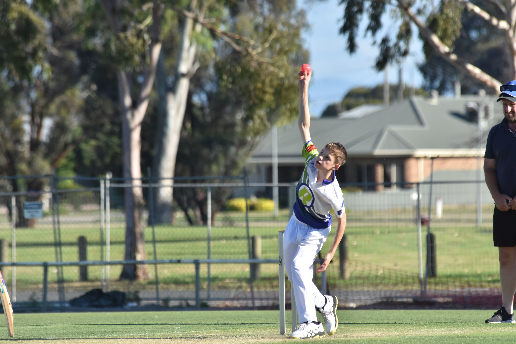 Panthers’ Harry Noonan finished with figures of 1/10 (2) and scored four runs. PHOTO: CHRIS GRAETZ