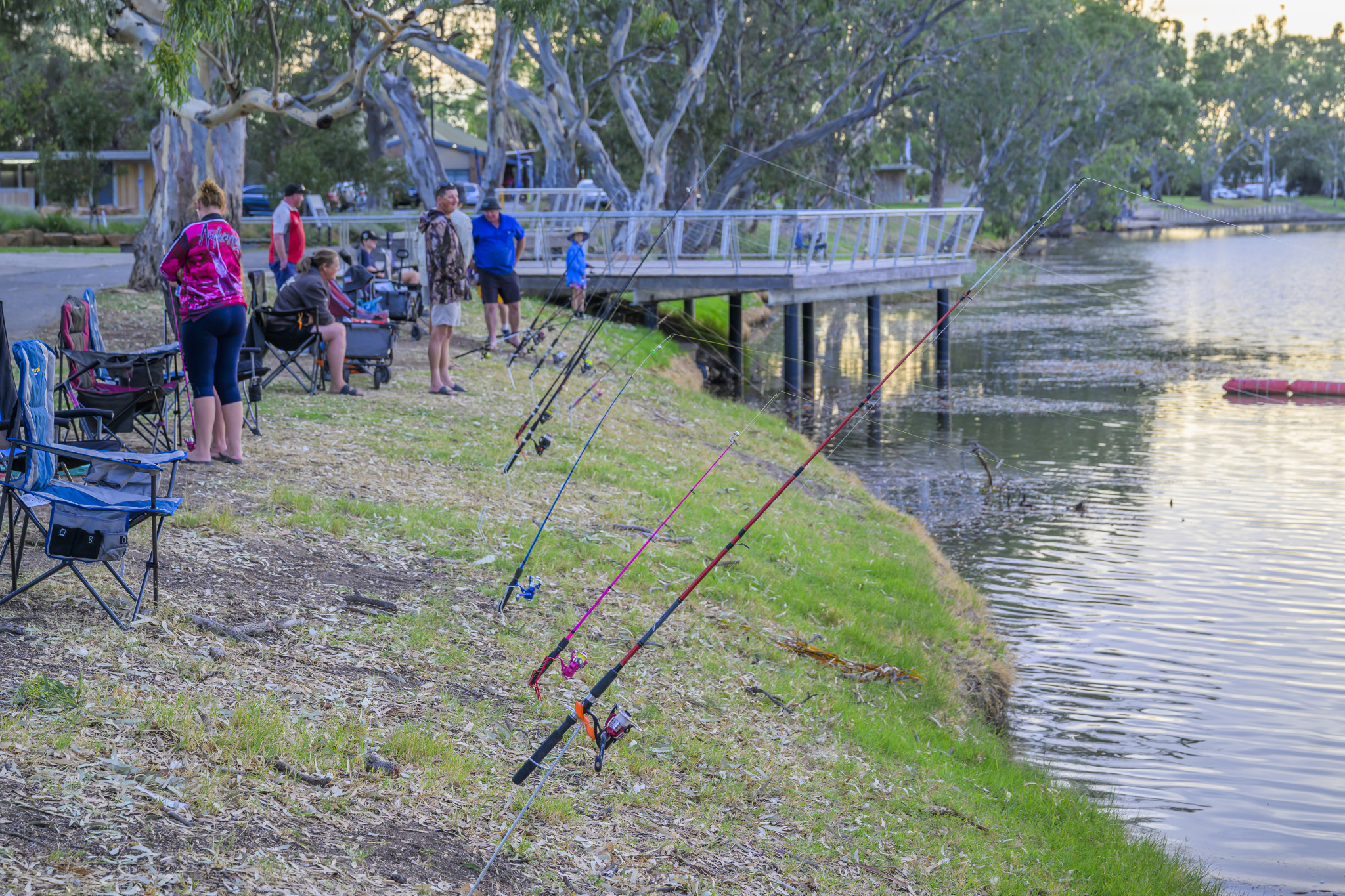 View of the Horsham Fishing Competition. Photo: ROBIN WEBB