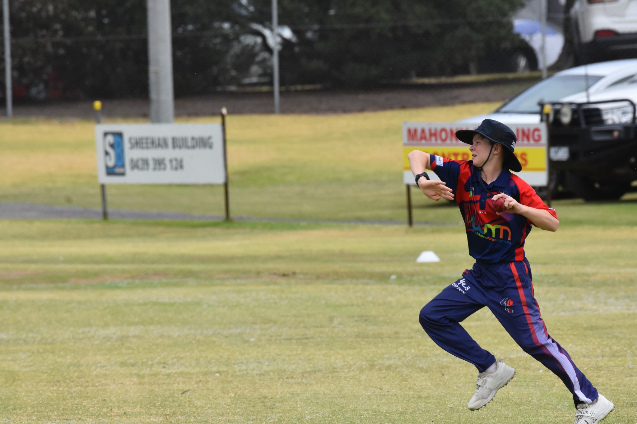 Hugh Weidemann fielding. PHOTO: CHRIS GRAETZ