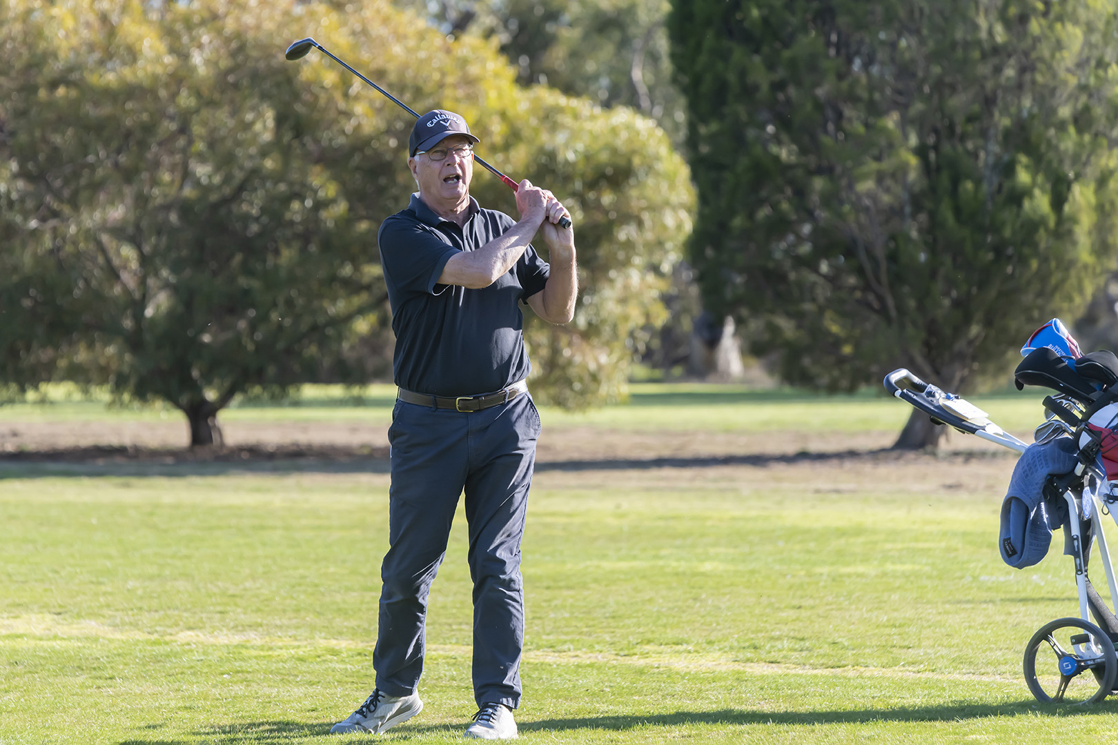 When not attending to his council duties, Graeme Massey enjoys playing golf