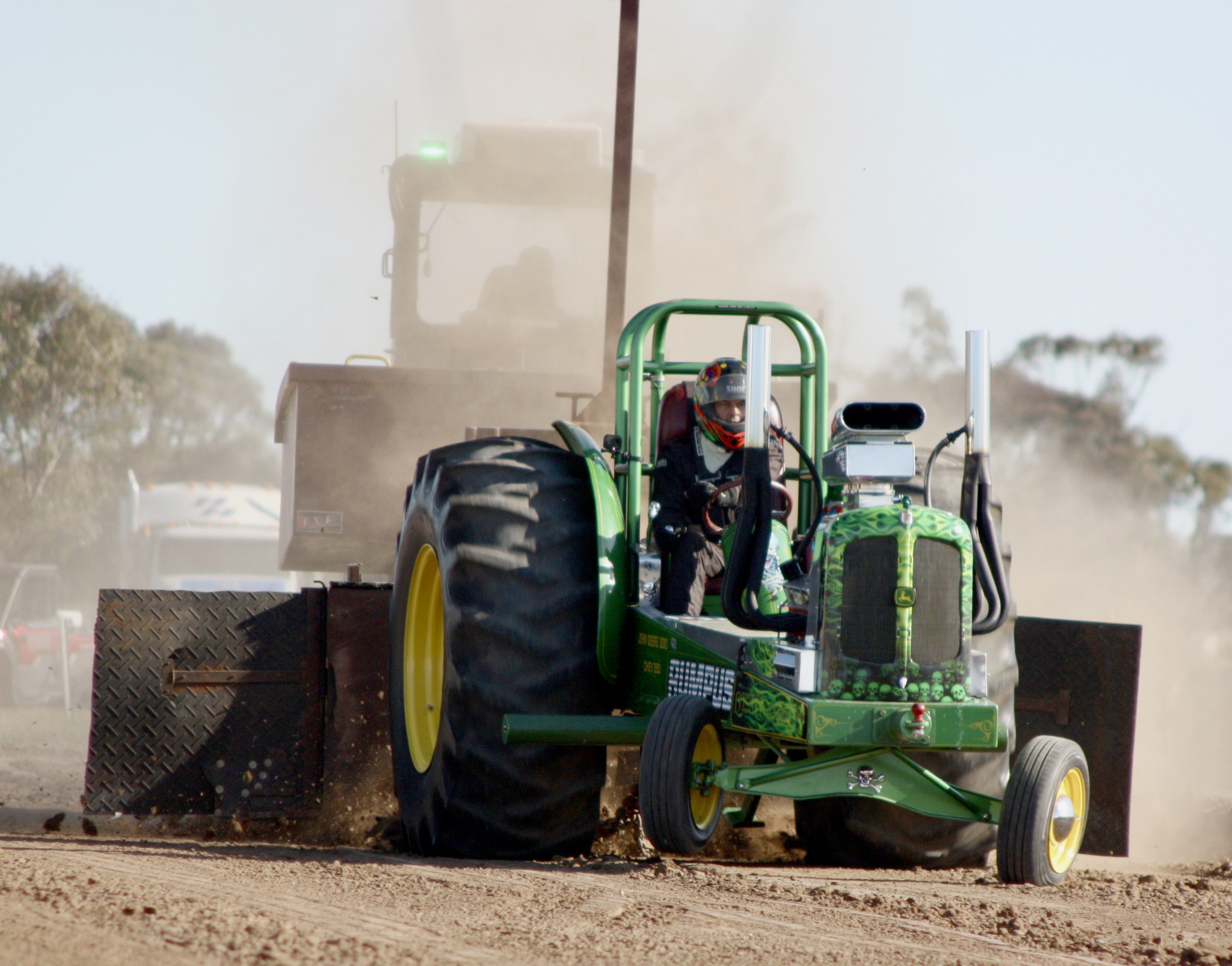 Tractor - Rumpus competed in the Limited Modified class and was driven by Bazz Ward and Robbie Ward.. Photo: BRIDIE’S PHOTOGRAPHY