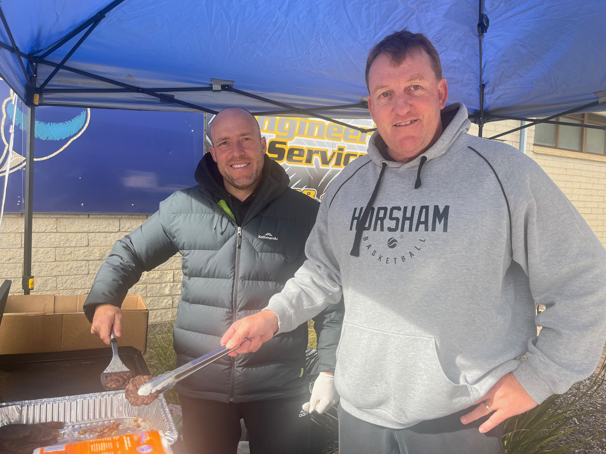 Brent McIntyre and Scott Benbow cooking up a storm!