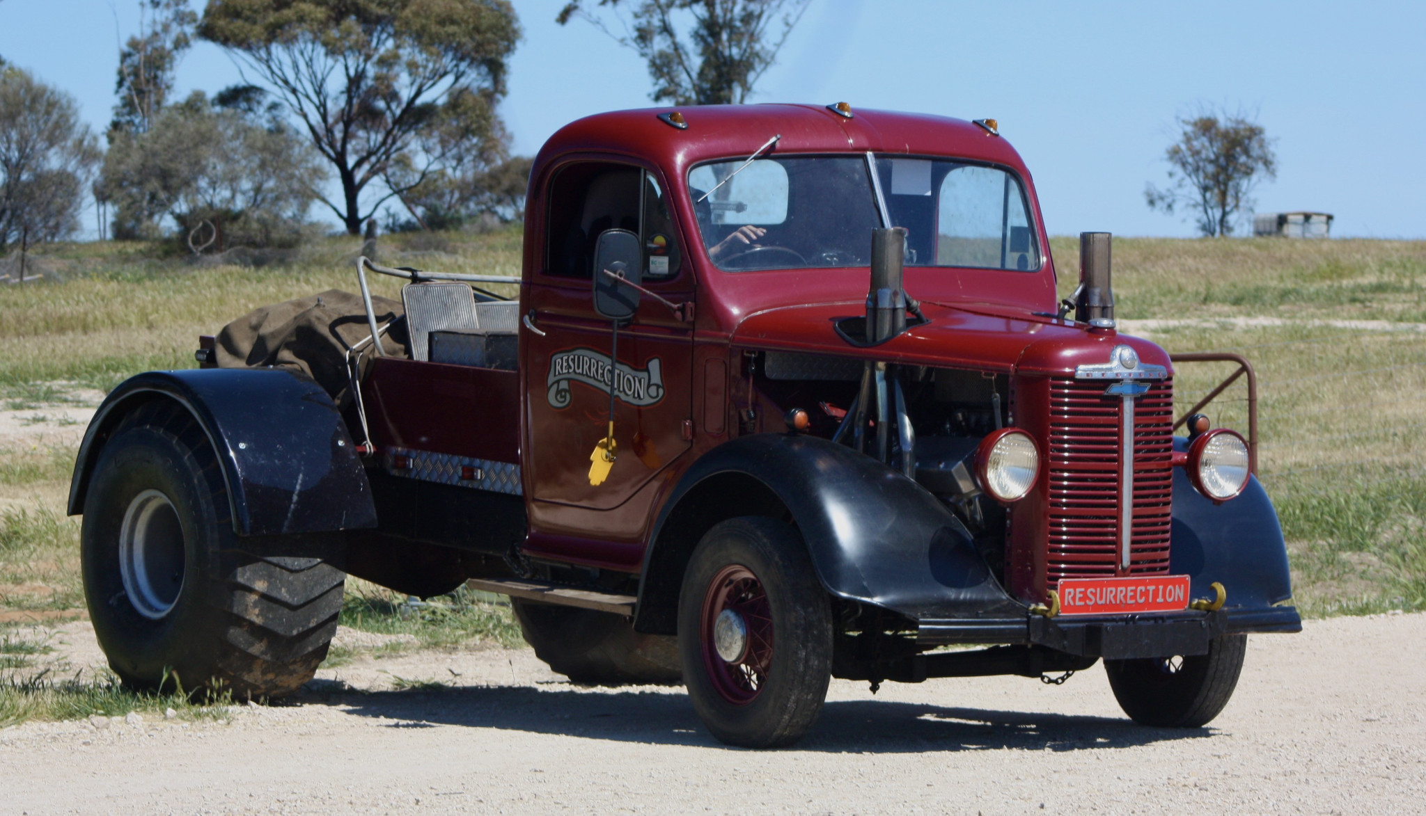Rusurrection-tractor - Owner/ driver Dennis Missen Class - 2 WD Truck A. Photo: BRIDIE’S PHOTOGRAPHY