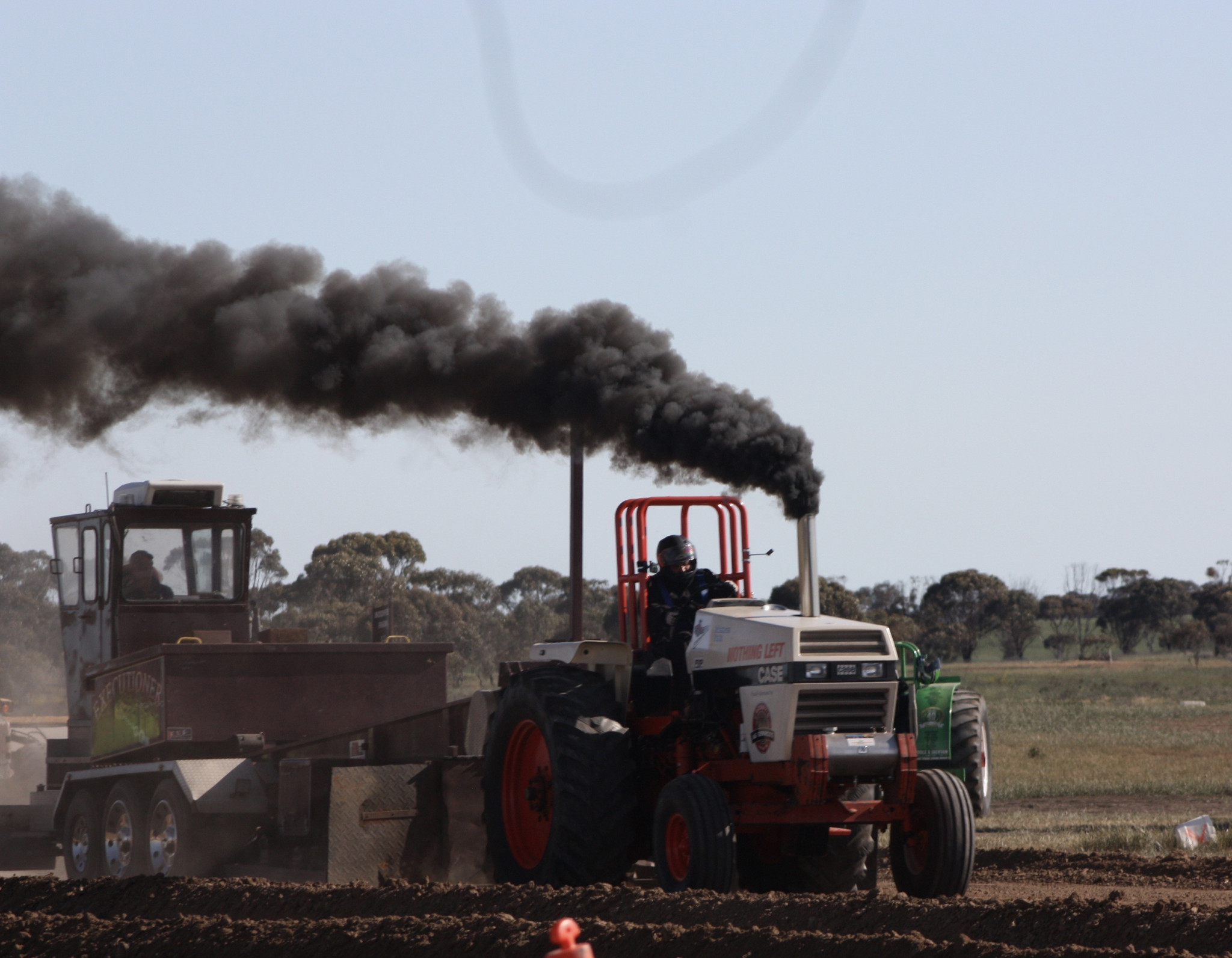 Nothing left-Tractor, owned and driven by Andrew Cross and Casey Leanne, competed in the modified farm class in the championship. Photo: BRIDIE’S PHOTOGRAPHY
