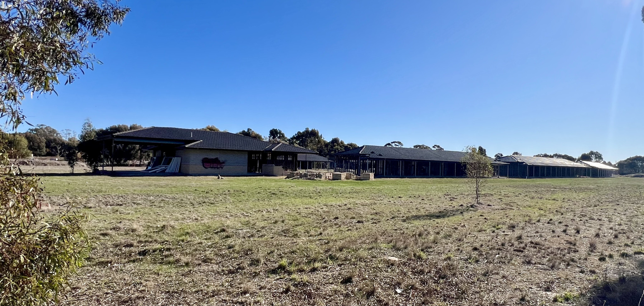 The proposed site for the Horsham Hotel is located next to the Golf Club in Horsham South. The landowner said the existing sheds will be demolished once the planning permit is approved.