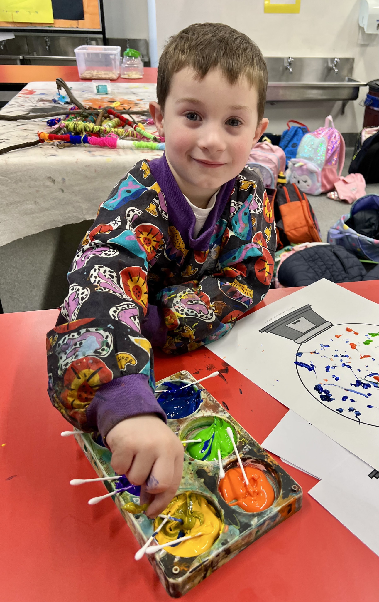 Horsham Primary School - Rasmussen Campus, prep student Ambrose, celebrating the milestone day.