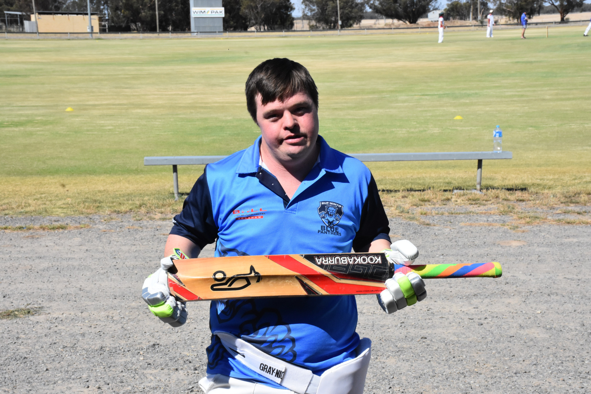 Lachlan Young was excited before his innings. CHRIS GRAETZ