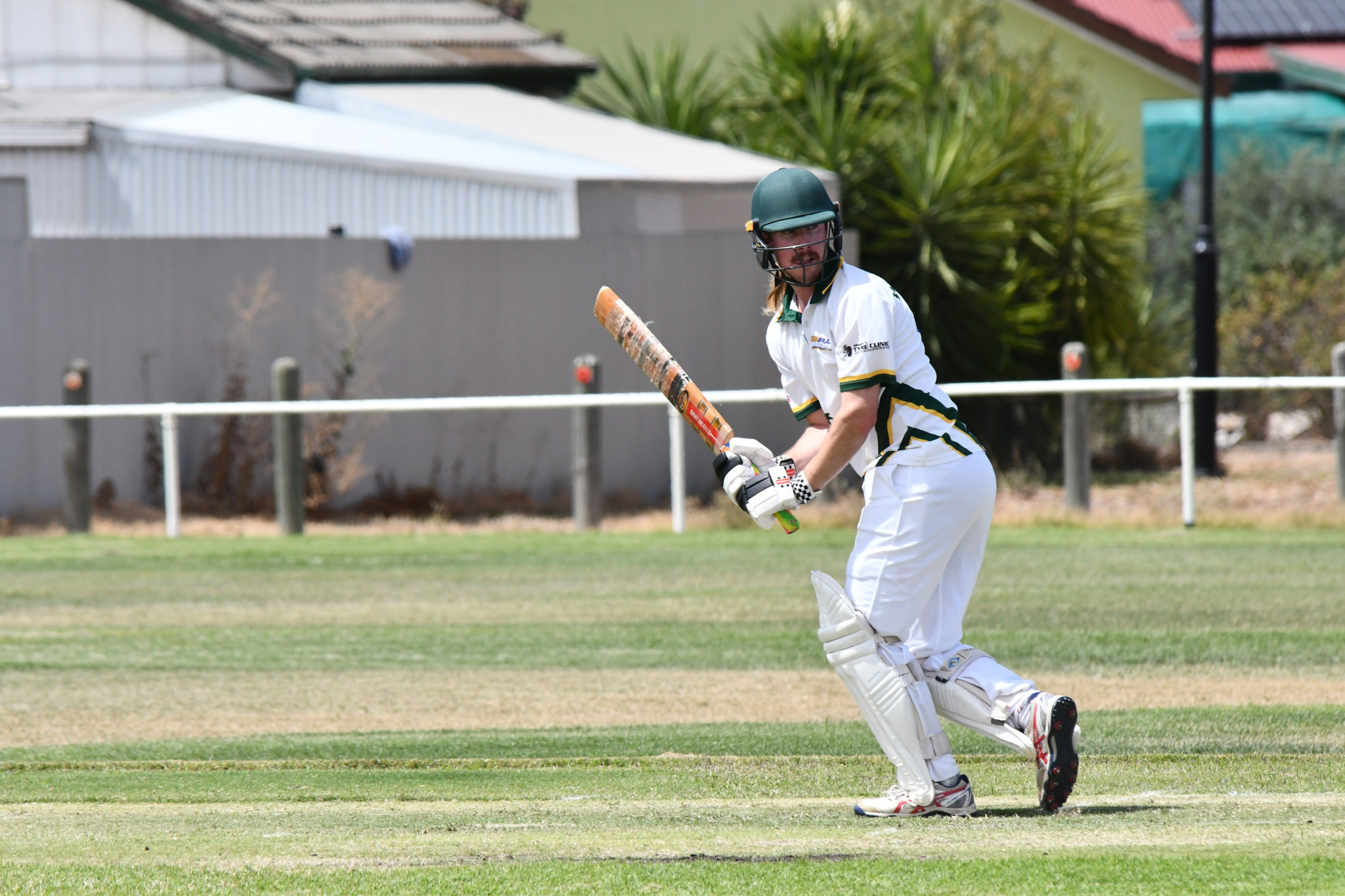 West Wimmera Warriors Liam Preston clips a ball away. PHOTO: CHRIS GRAETZ
