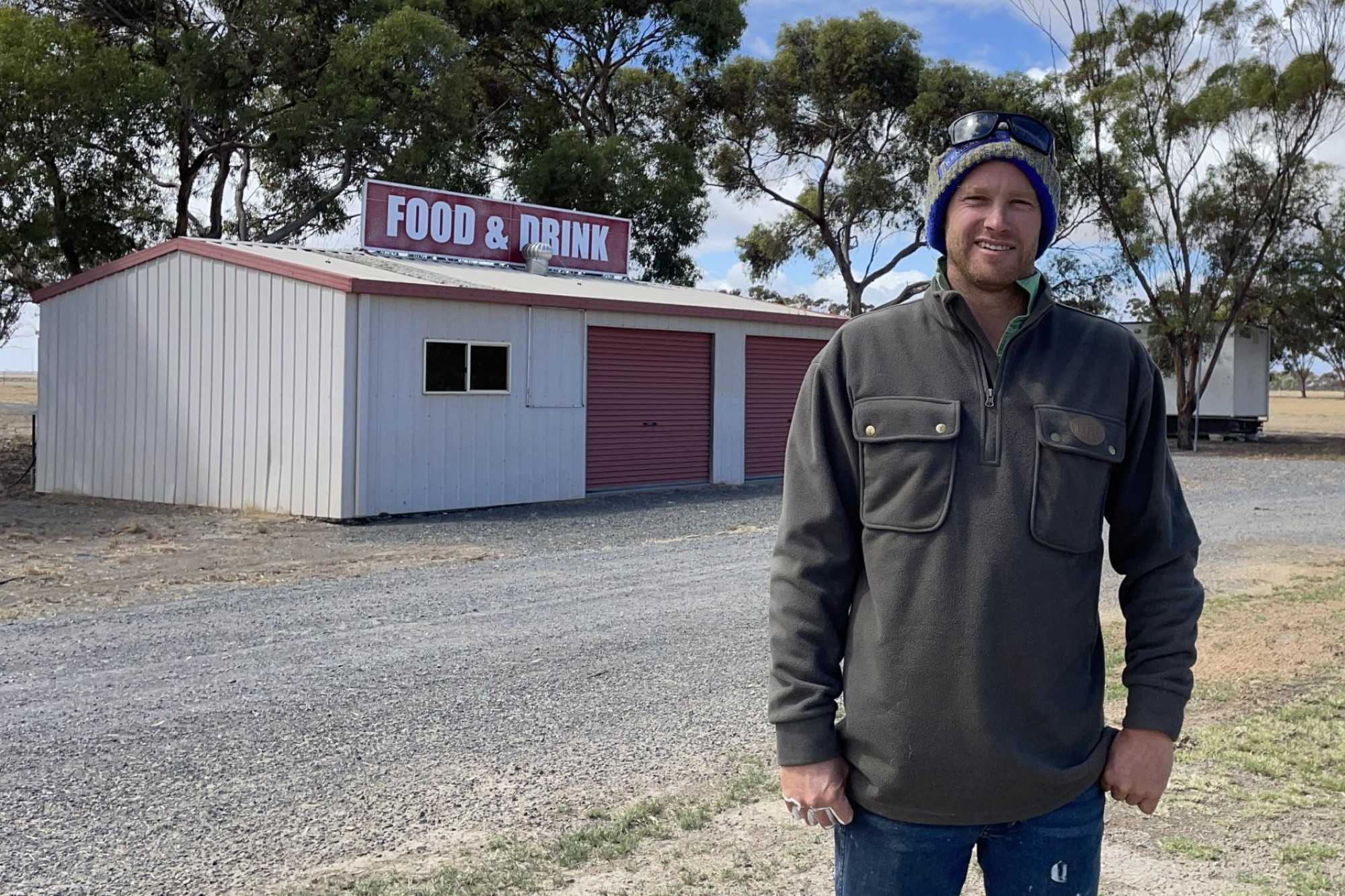 Wimmera Machinery Field Days committee president Harry Young on site at Longerenong setting up for the 2025 event. Picture by John Hall