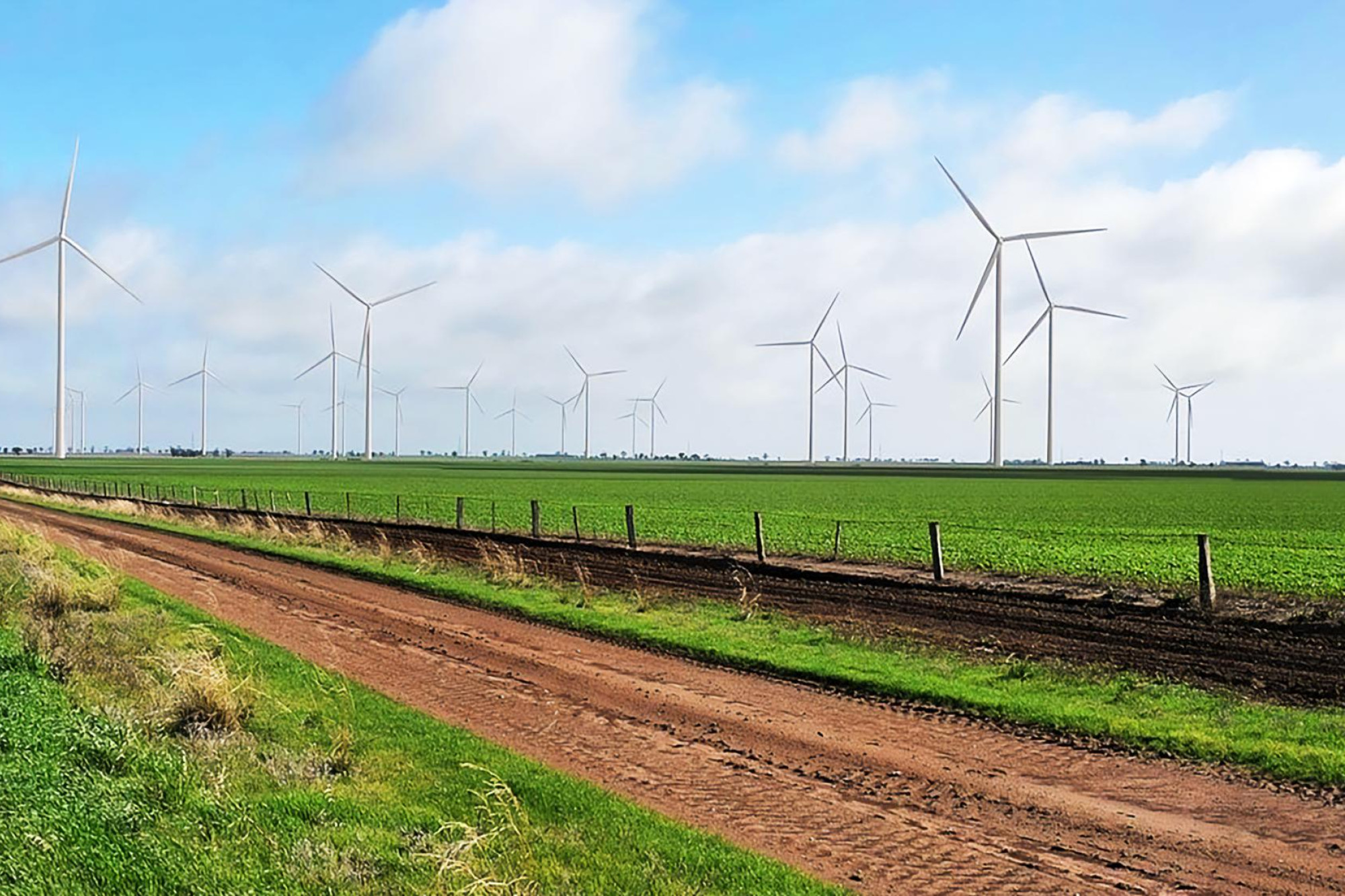 How it would look. A string of wind farm projects have been approved for the Wimmera. Artist's impression from BayWa r.e.