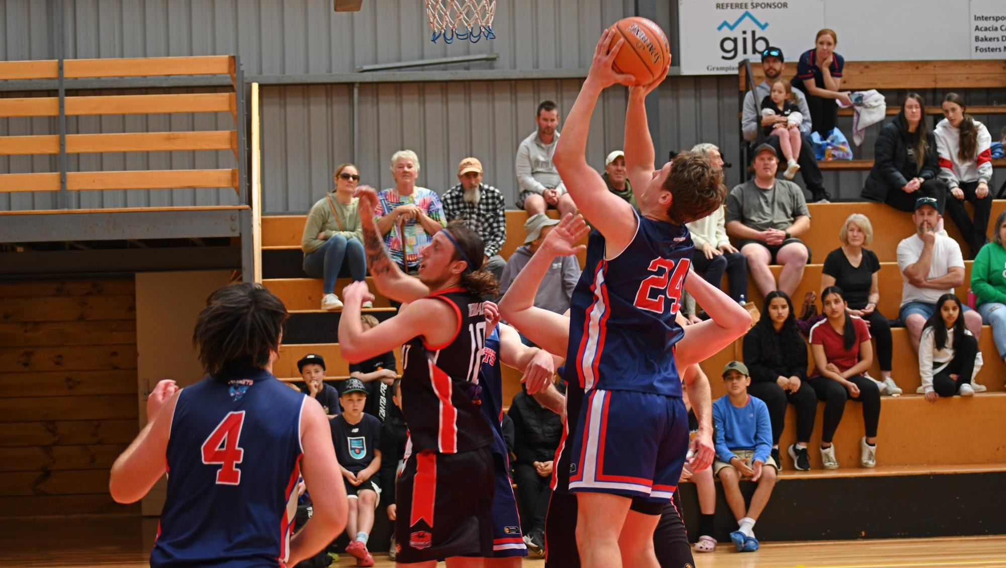 Micah Livingstone CBL debut saw him score 22 points, including 14 in the paint. Picture by Ben Fraser