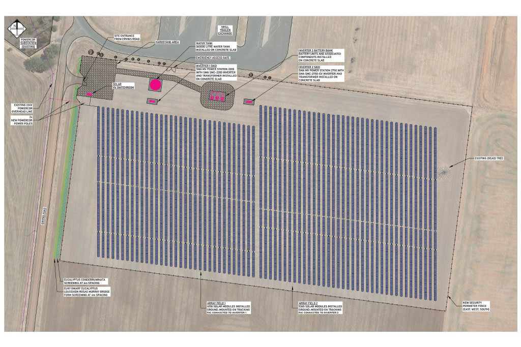 GWMWater's Nhill solar farm will house more than 9000 solar panels.