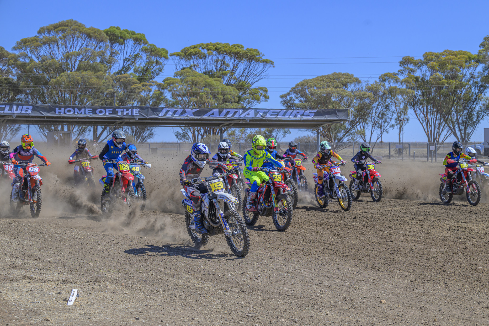 Riders across the region descended on Horsham Motorcycle Club for the annual MX Amateurs event over the weekend. Photo: ROBIN WEBB