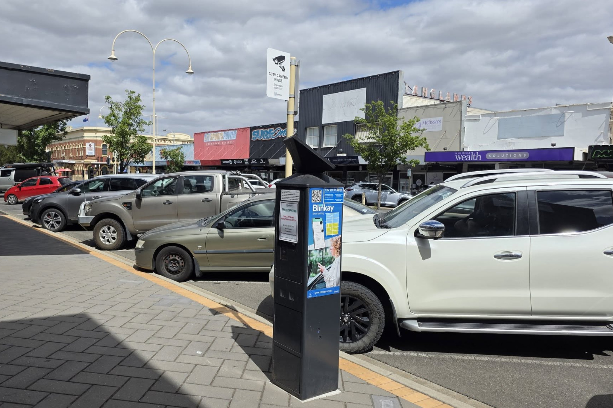 Parking meters will soon bve removed from the Horsham's CBD. Photo: HRCC