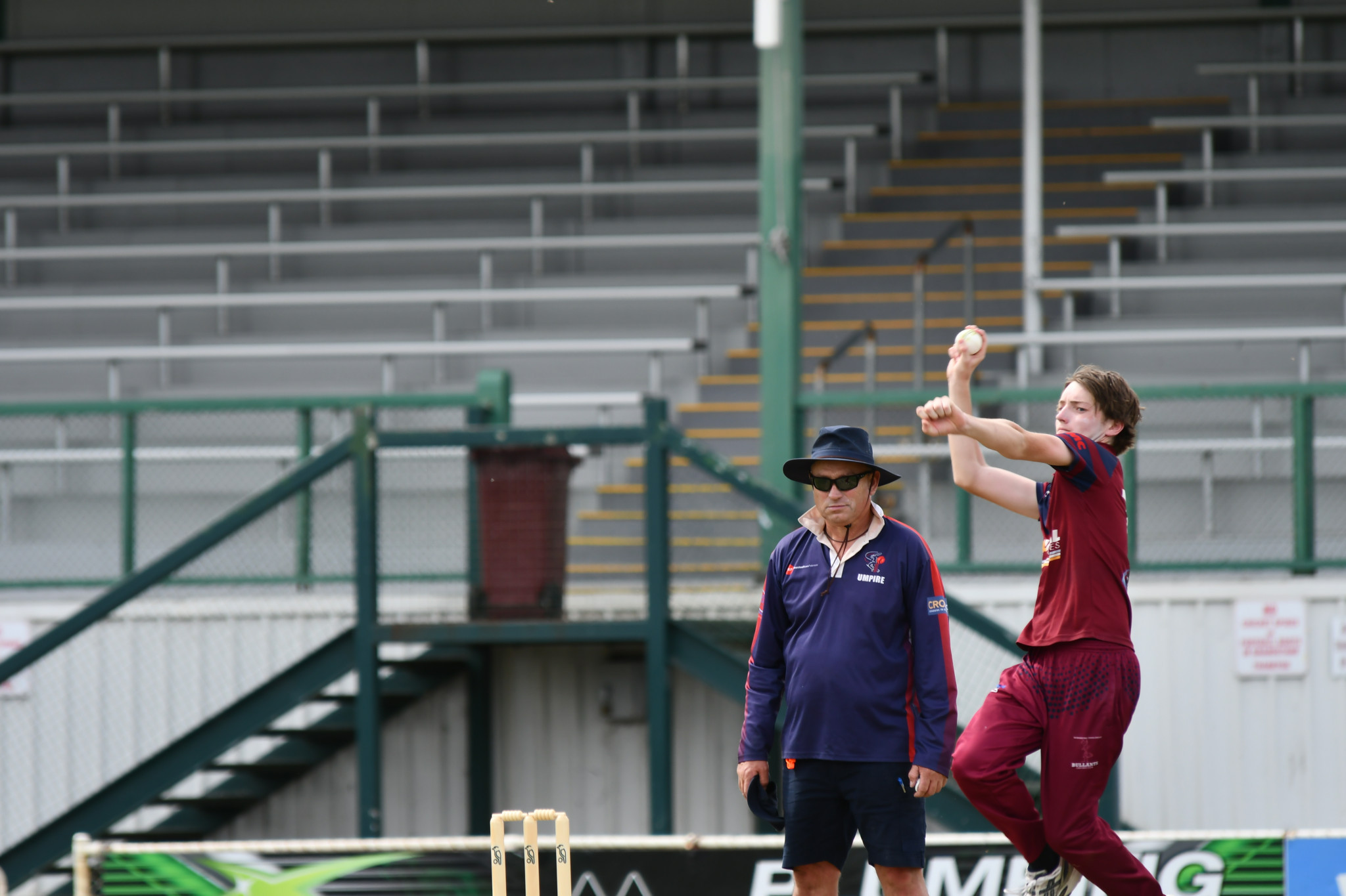 Bullants' Angus Slatter took three wickets at the Horsham City Oval on Saturday.