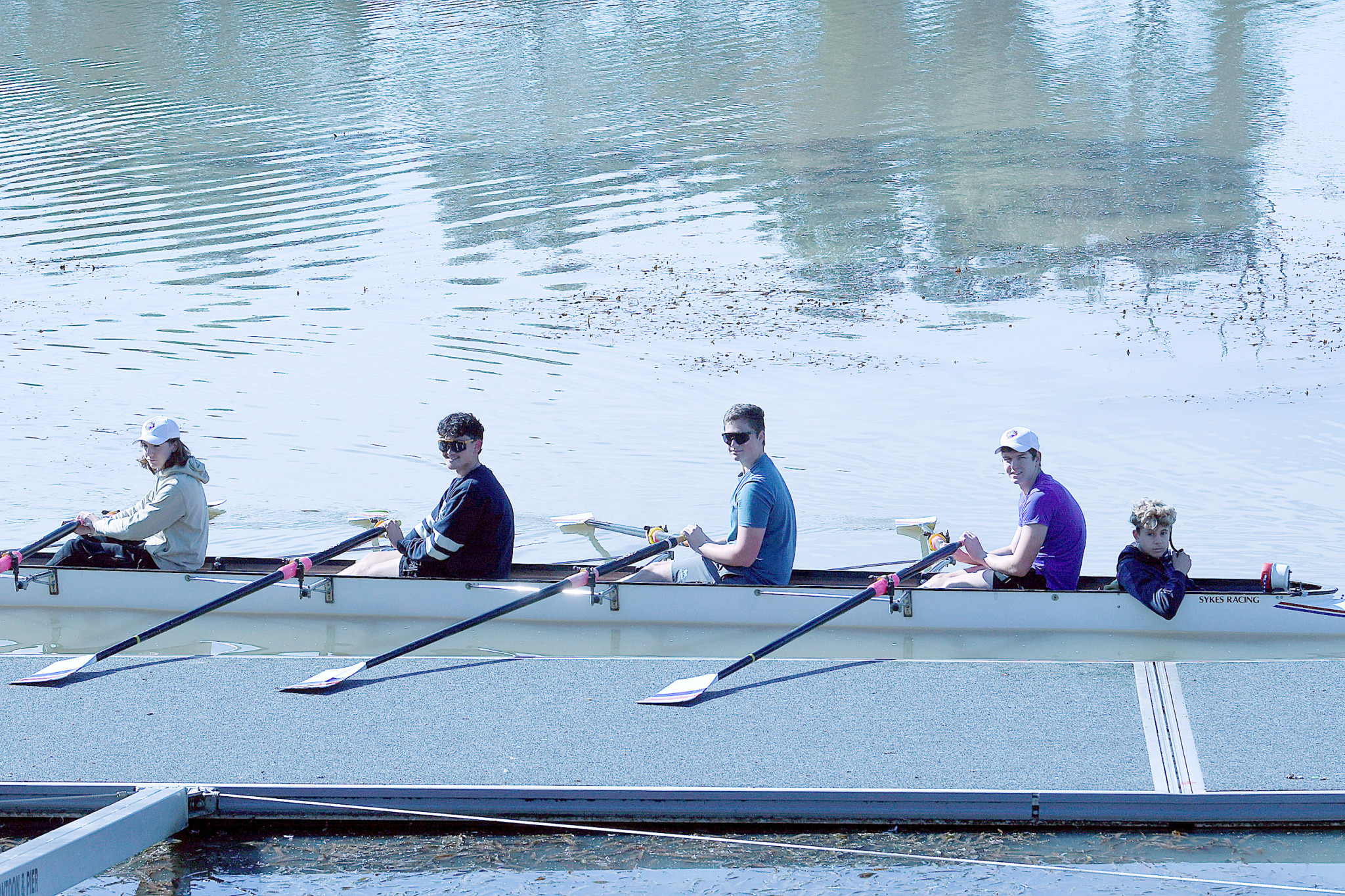 The team L-R: Joseph Shepherd, Nirvan Suwal, Christian Ebersohn, Jeremy Matheson and Lachlan Lindorff.