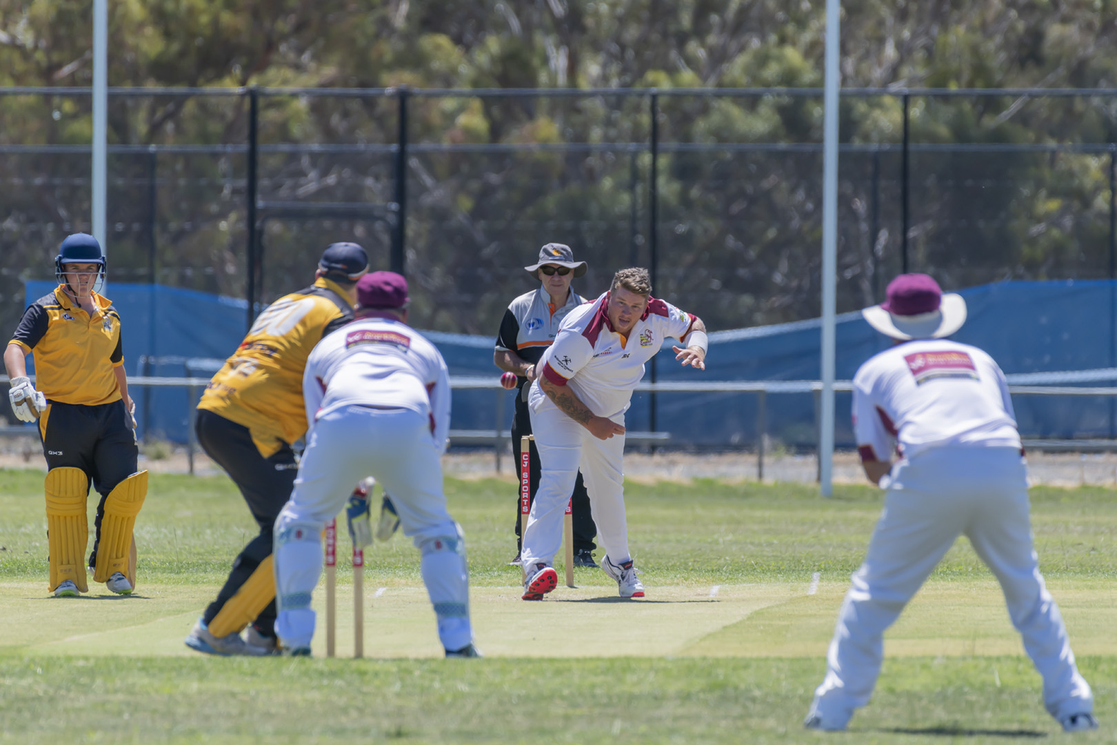 Last time BrimKSH and Marnoo played, Marnoo won by four runs. Lachlan McGinniss (pictured) claimed one wicket. PICTURE: SHANE ROBERTS.