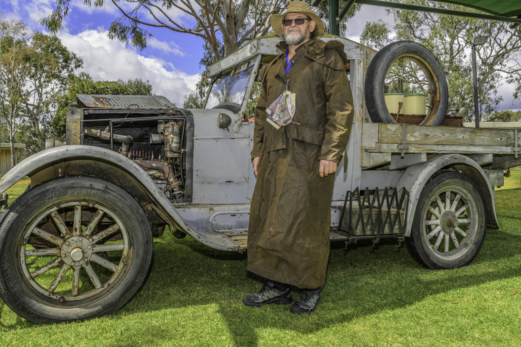 A weekend of chrome, camaraderie and community: the Horsham’s Combined Clubs Rally raised $730 for the Wimmera Hospice Care Auxiliary thanks to local support and raffle donations. Bruce Broady was one of the numerous vintage car lovers that brough their pride and joy - a Canadian-made 1926 Rugby Model M made - to Sawyer Park on Sunday.