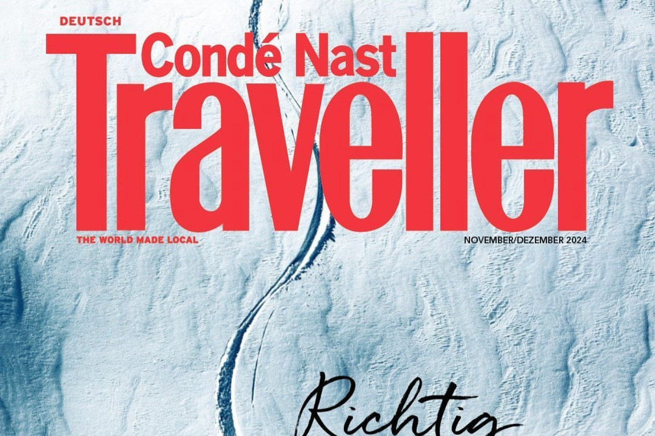 November edition of German travel magazine, Conde Nast Traveller.