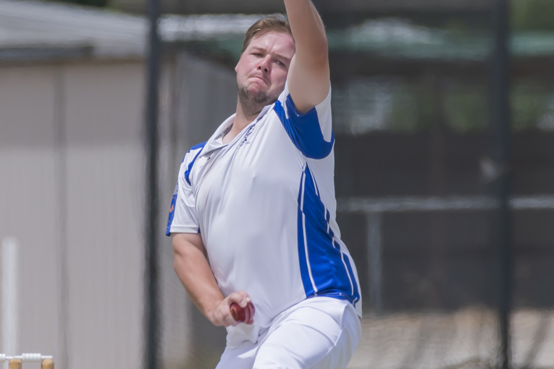 Brodie Dennes hit an unbeaten 14 and took 3/13 off seven overs with three maidens. PHOTO: SHANE ROBERTS