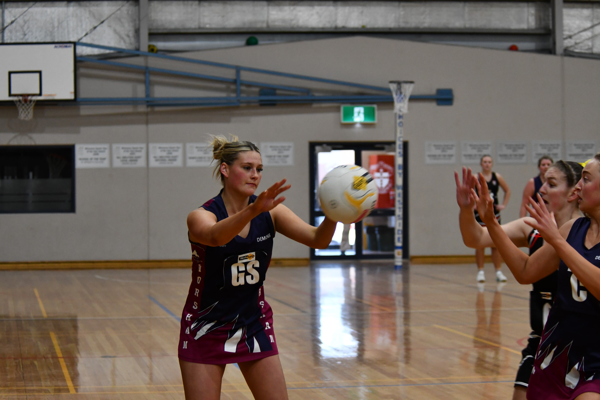 Imogen Worthy scored 34 goals and now moves into second in the goal shooting. PHOTO: TONY TOMLINS